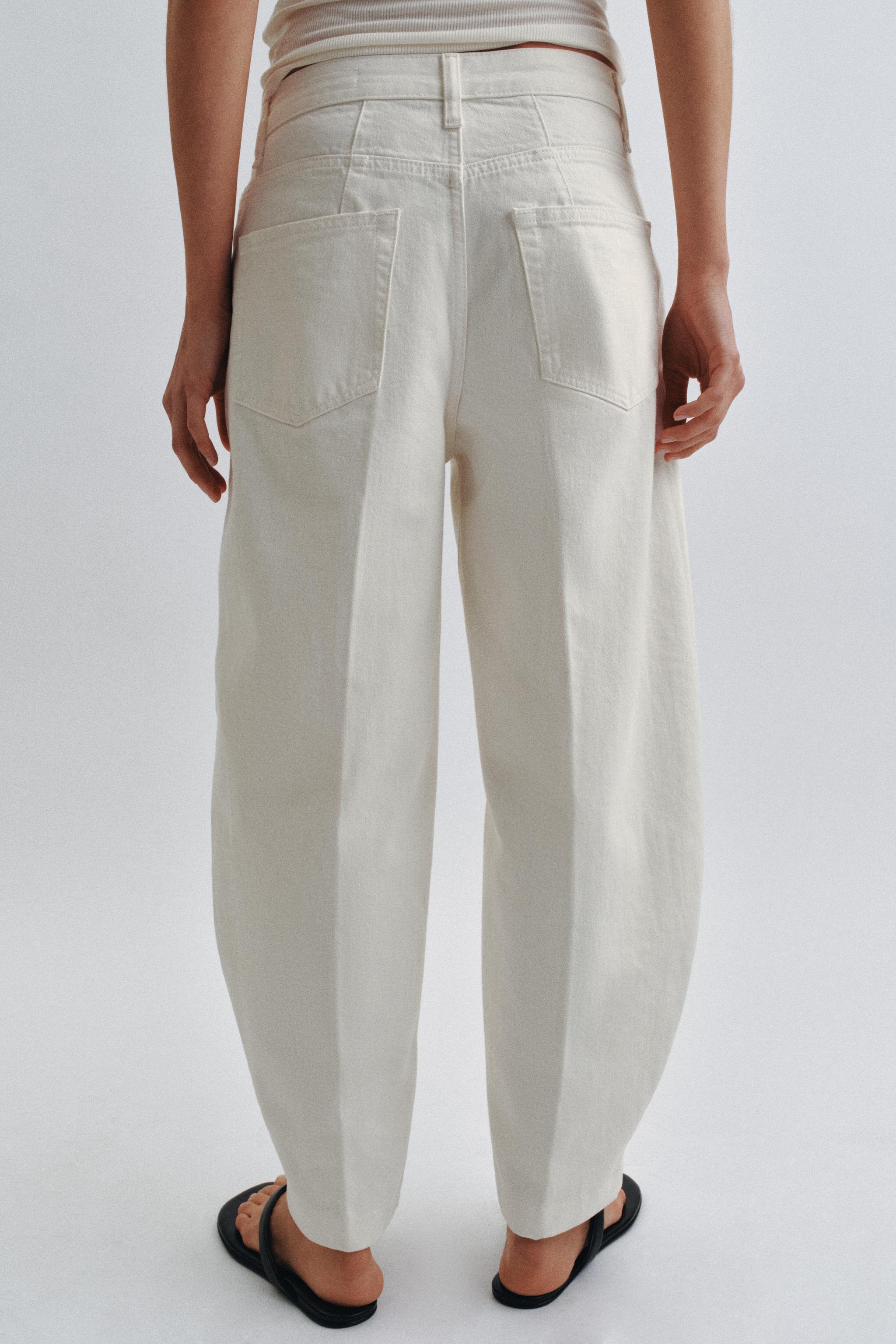 JEAN ZW COLLECTION TAPERED TAILLE HAUTE RAYURES
